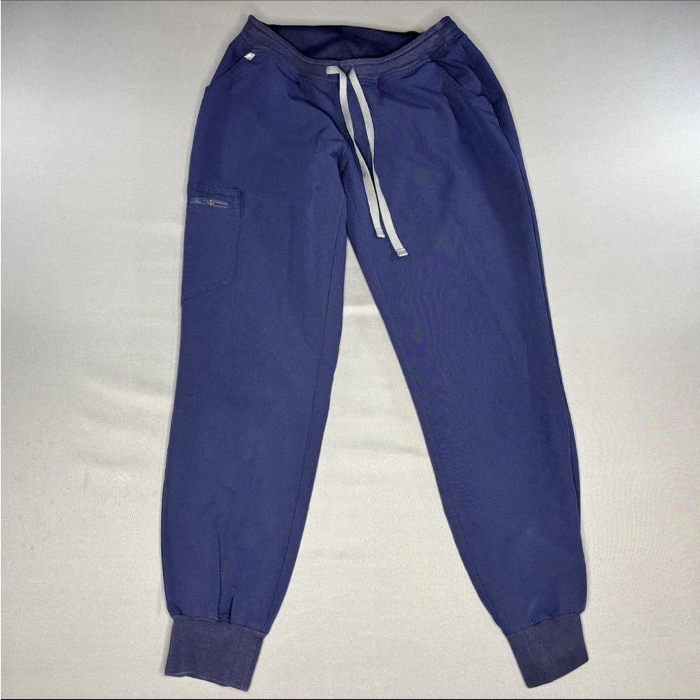 FIGS Scrubs Womens Small Technical Collection Navy Blue Joggers Pants Medical S
